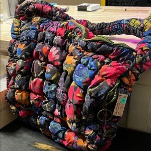 Natural Life Floral Quilted Shoulder Bag